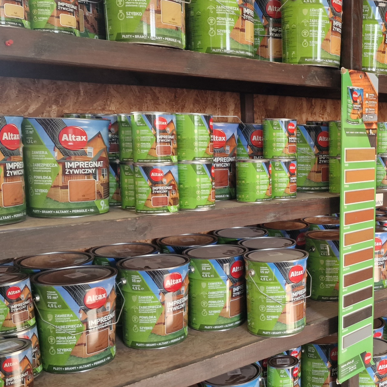 Preparaty Altax do ochrony i impregnacji drewna